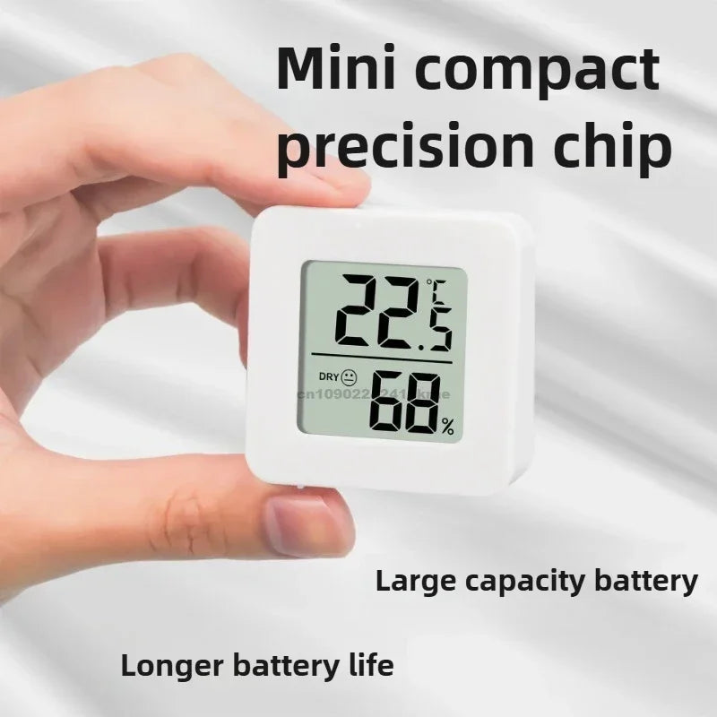 LCD Digital Thermometer Hygrometer - Indoor Temperature & Humidity Gauge Electronic Room Sensor Weather Station