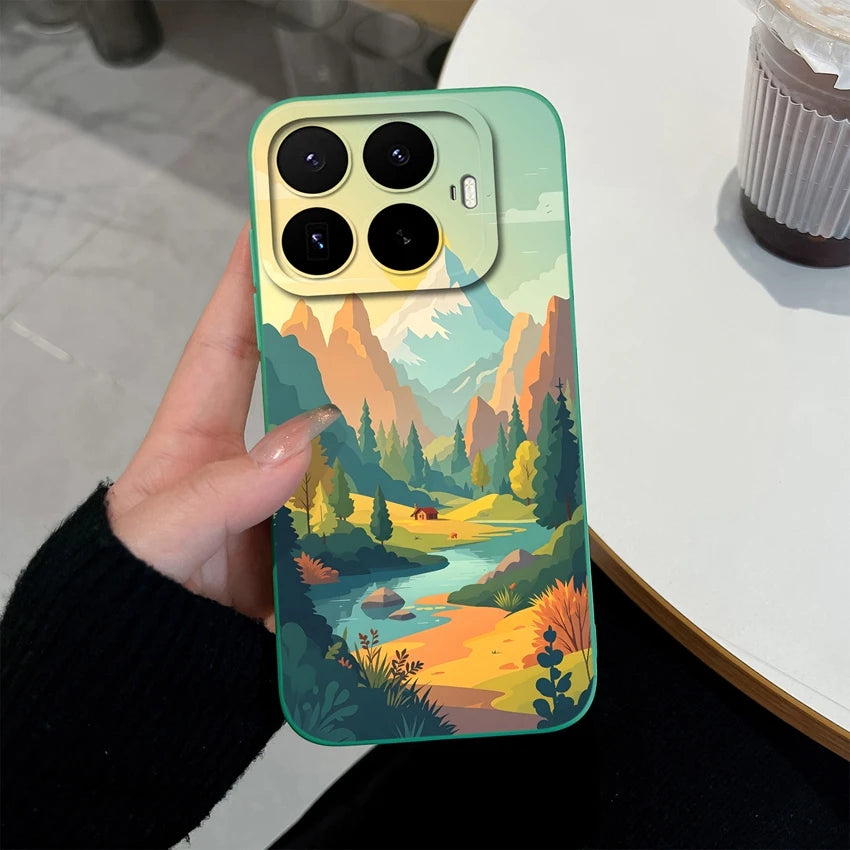 Liquid Silicone Phone Case for Xiaomi 17T / 17T Pro — Vibrant Fruit Print Soft Shell, Anti-Fingerprint Shockproof Bumper