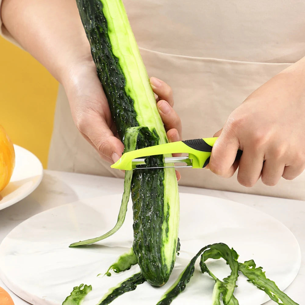 Multifunctional Stainless Steel Potato Peeler & Vegetable Knife – Kitchen Fruit & Veg Peeling Tool