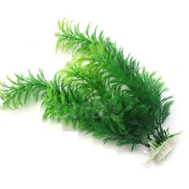 Artificial Aquarium Plants Plastic Water Grass Fish Tank Decoration (1-Pack)