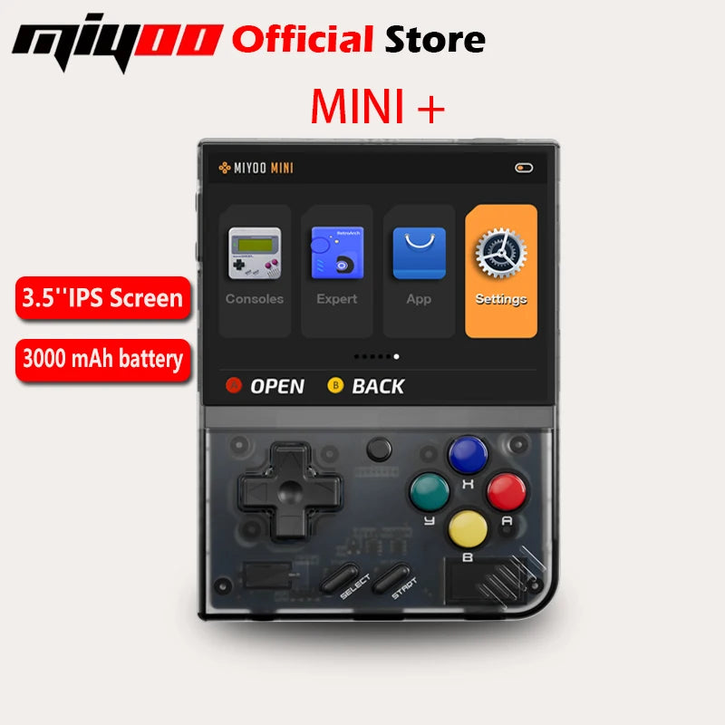Portable Retro Handheld Game Console 3.5-inch (8.9 cm) IPS Screen Linux Classic Gaming Emulator - Kids Gift