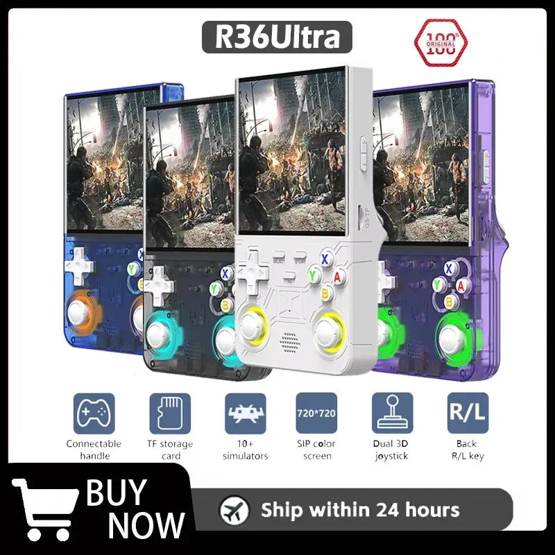 Portable Retro Handheld Game Console 4.0-inch (10.16 cm) IPS Screen, 64GB/128GB Storage, 20,000+ Classic Games, Linux Emulator Pocket Player