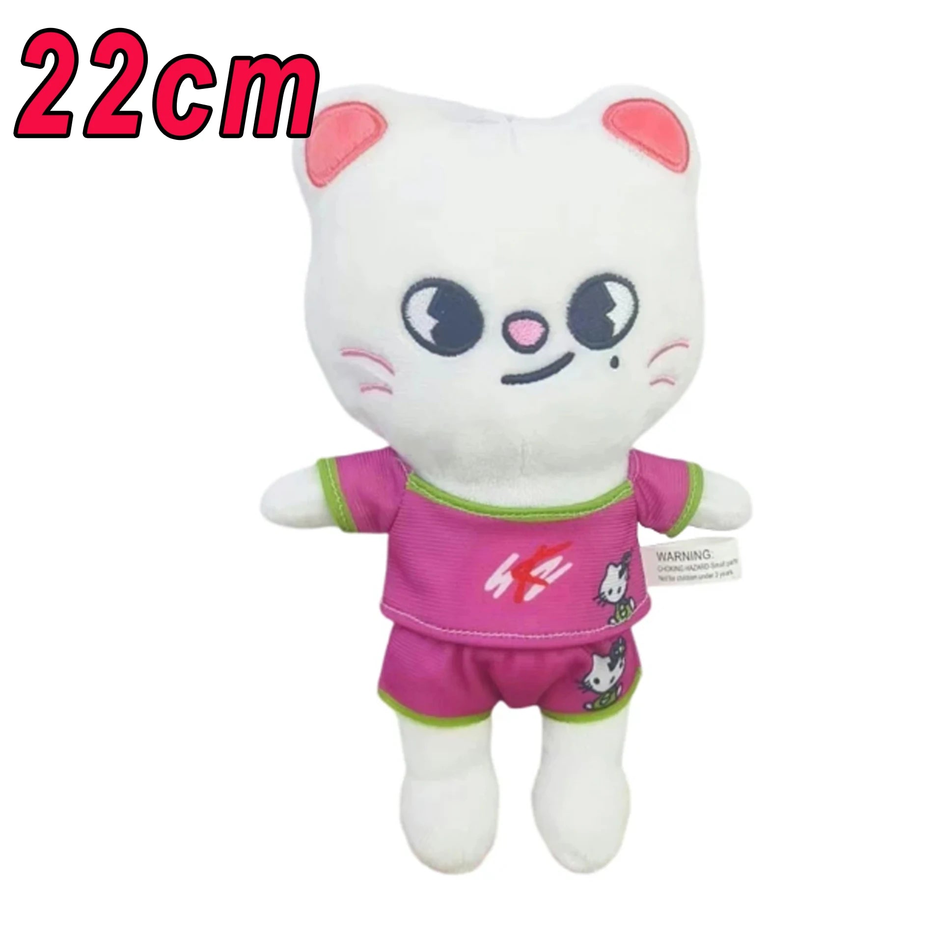 Kawaii 23 cm (9.1 in) Plush Stuffed Animal, Cute Cartoon Companion Toy & Room Decor Gift