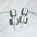 304 Stainless Steel Soap Pump Head Replacement – 28/400 (26–28 mm) Foam Liquid Soap & Shampoo Dispenser Nozzle for Bathroom & Kitchen