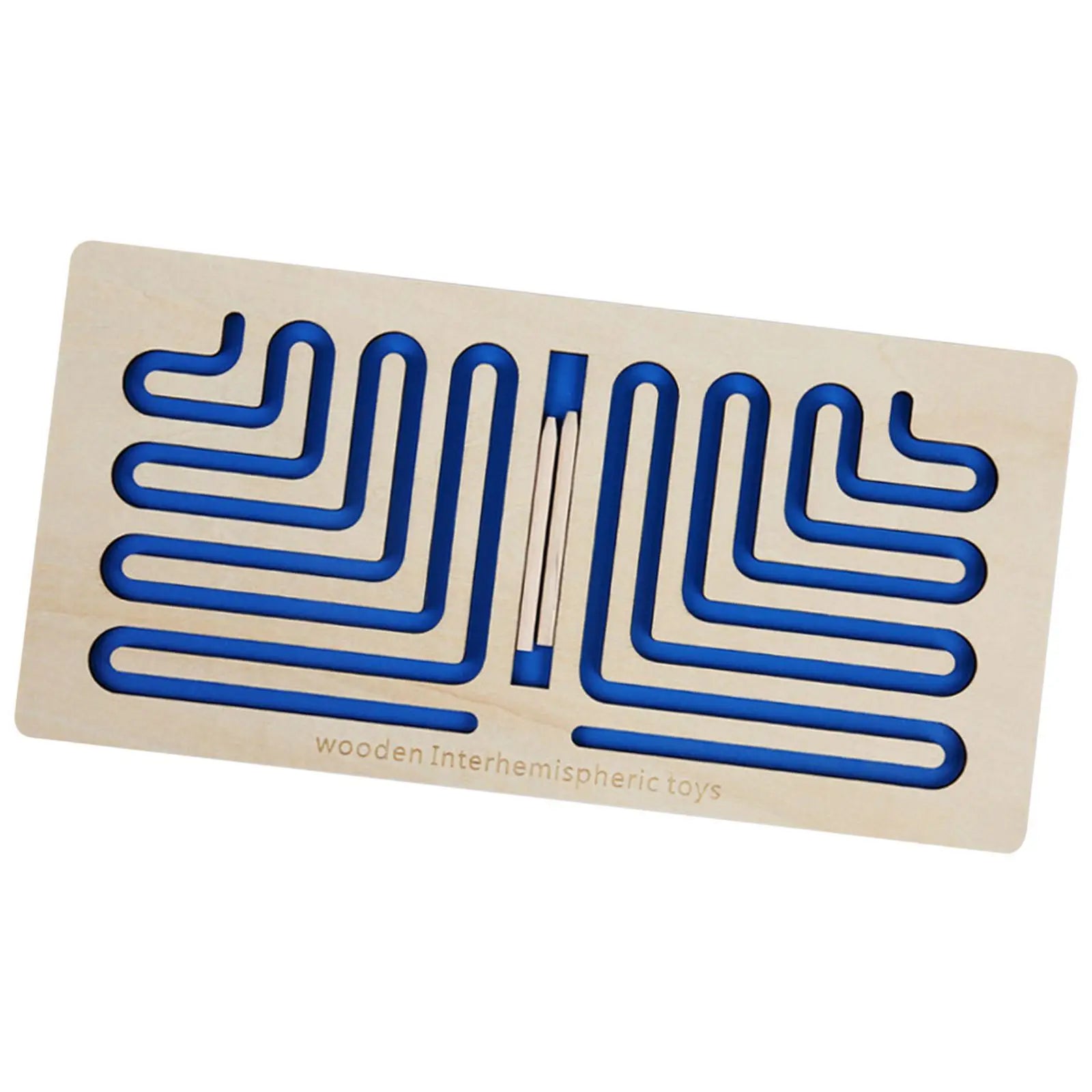 Wooden Maze Activity Board – Fine Motor Skills & Pen Control Toy for Preschoolers, Left & Right Brain Development, Travel Sensory Gift