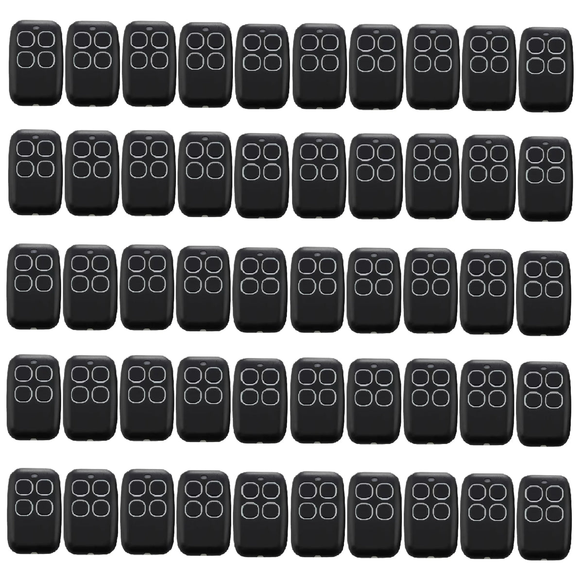 Universal Garage Door Remote Duplicator 10/50-Pack 433MHz 433.92MHz Gate Key Fob Cloner