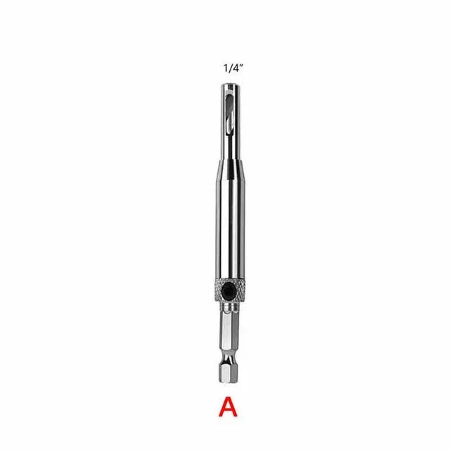 HSS Self-Centering Hinge Drill Bit for Door & Cabinet 1pc 5/64–1/4 in (2.0–6.3 mm) Wood Reaming & Countersink Tool