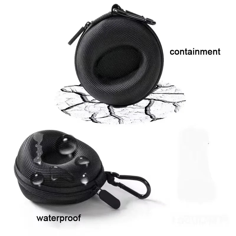 Portable EVA Single Watch Travel Case - Waterproof Zippered Watch Organizer for Smartwatches