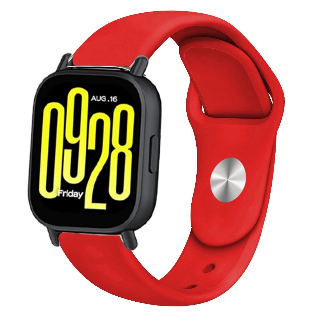 22mm Silicone Sport Watch Band – Replacement Breathable Smartwatch Strap, Unisex