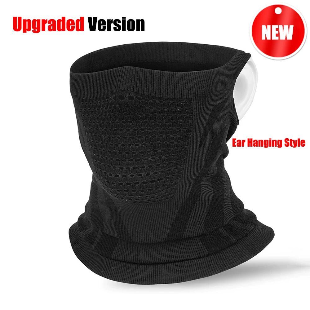 Winter Thermal Neck Gaiter Balaclava – Breathable Elastic Face Mask for Skiing, Cycling, Running & Motorcycling (Unisex)