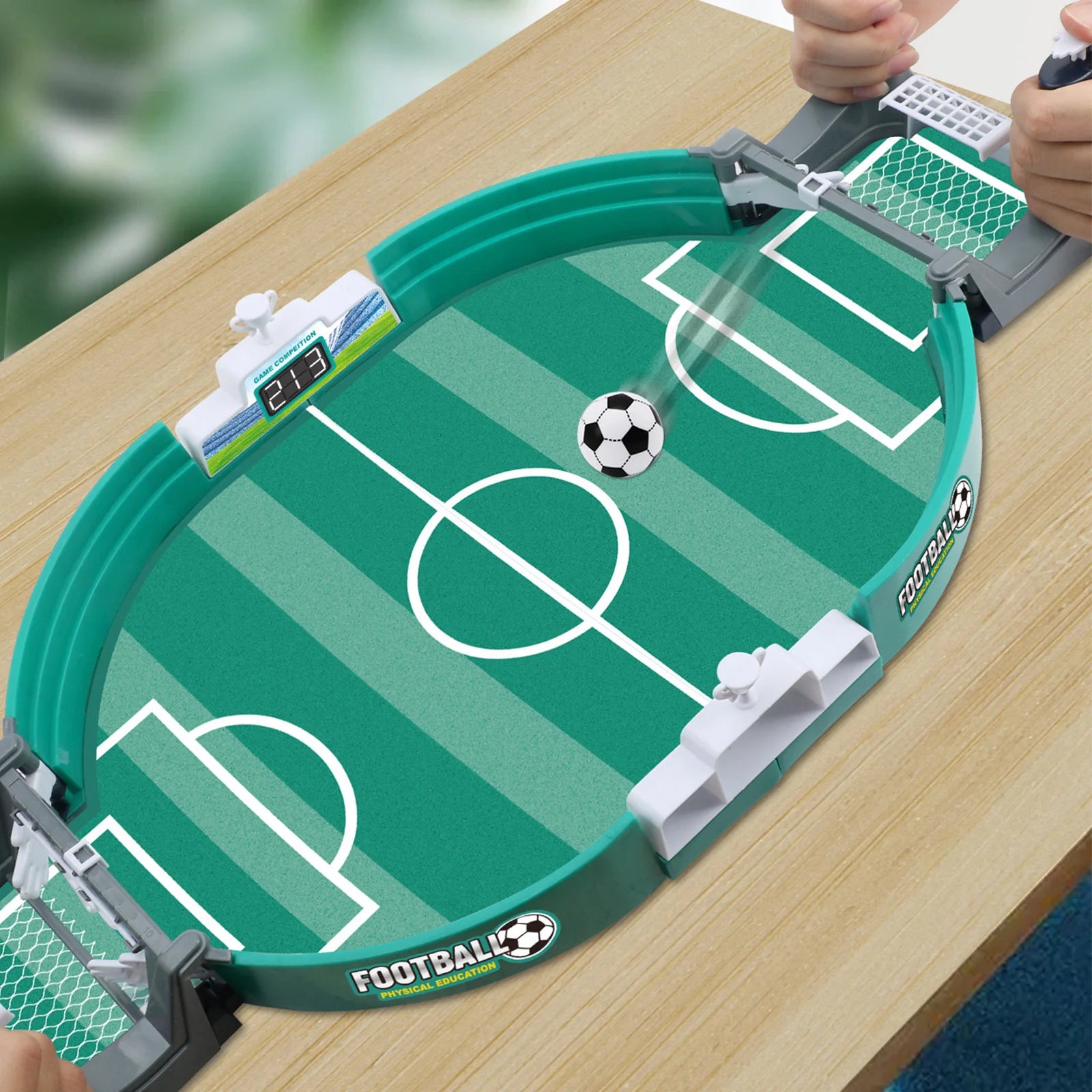 Portable Tabletop Foosball Game – 2-Player Mini Soccer Table for Kids & Family