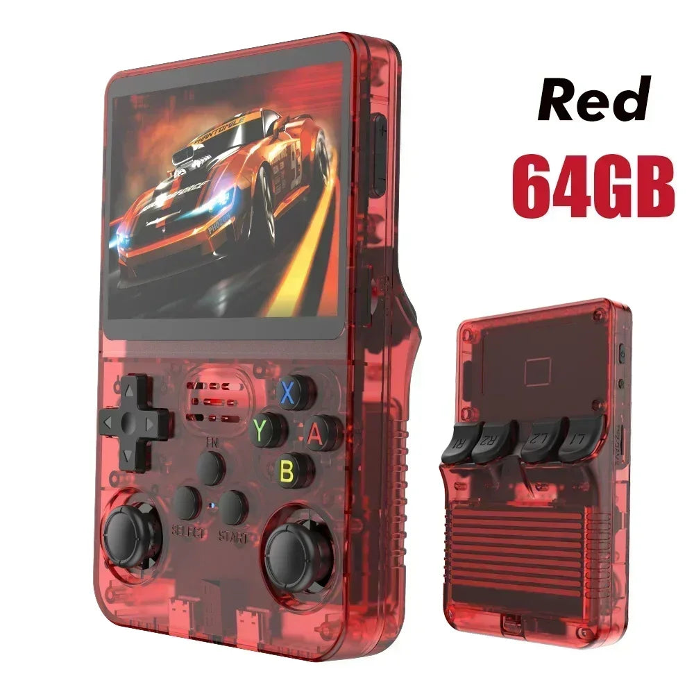 Retro Handheld Game Console 3.5-Inch (89 mm) IPS Screen Linux Pocket Player 64GB/128GB/256GB Expandable to 1TB