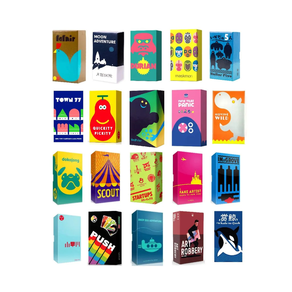 Strategy Board Game Collection — Nine Tiles Panic, Durian, Maskemen & More | Family Party Games
