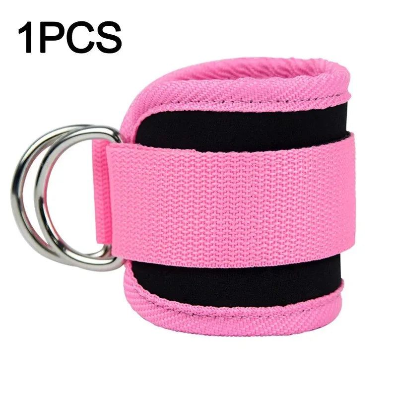 Ankle Strap Resistance Band Set - Adjustable Elastic Ankle Weights for Glutes & Legs, Home & Gym (Men & Women)