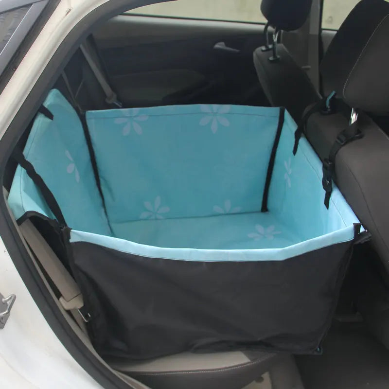 Pet Car Seat Cover Hammock for Dogs & Cats Waterproof Rear Bench Protector 60x35x53 cm (23.6x13.8x20.9 in)