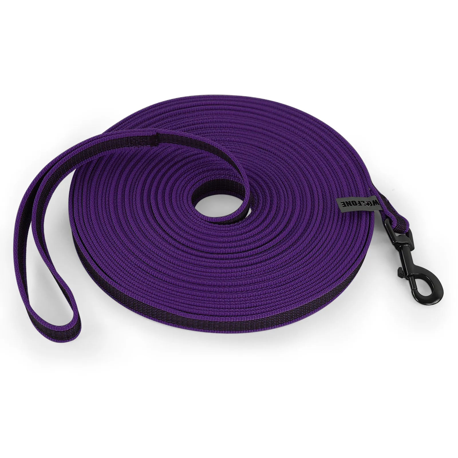 Dual-Color Dog Leash – Durable Fiber Training Lead, Multiple Lengths 1.5m/2m/3m/5m/10m/15m (4.9–49.2 ft)