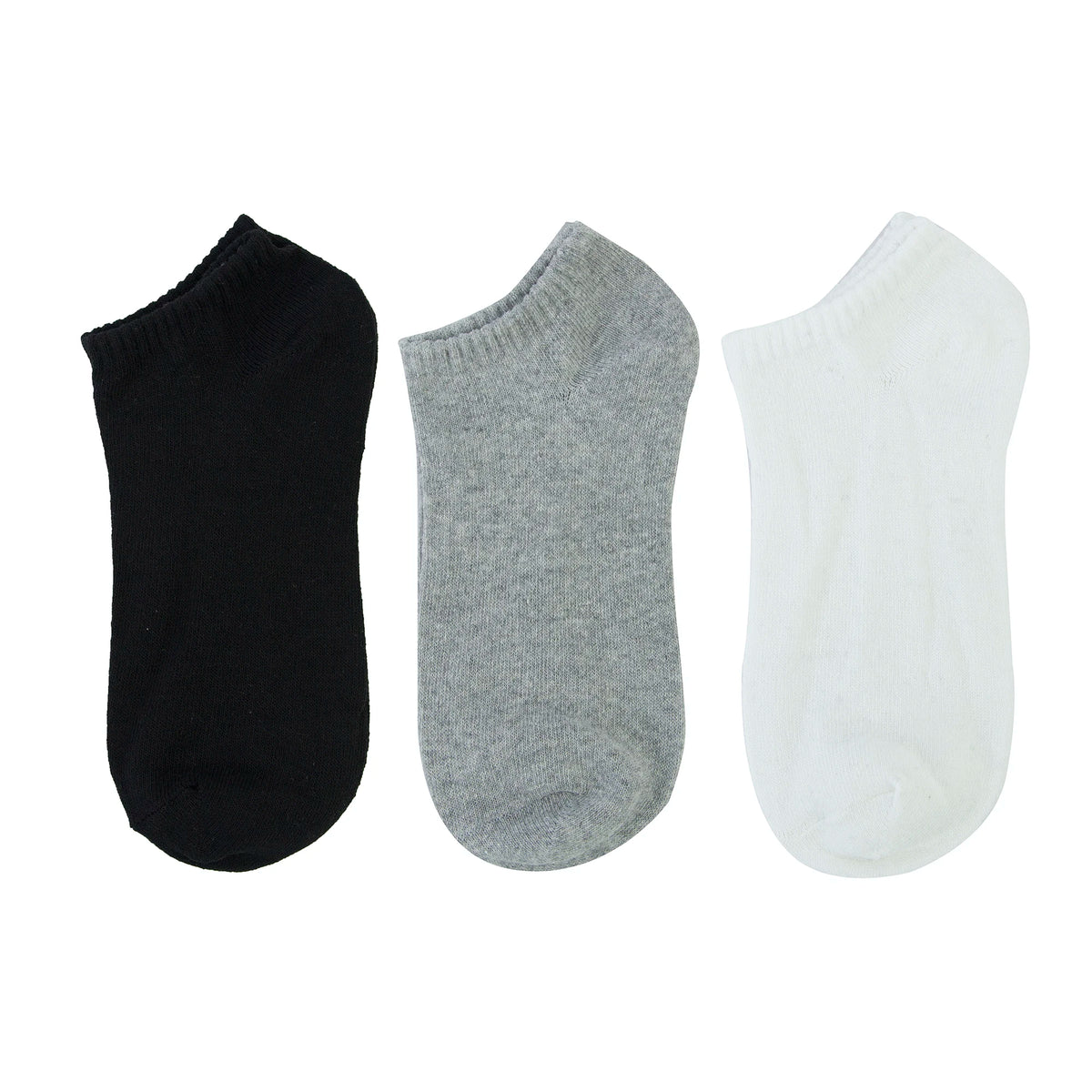 12-Pack Men's Low-Cut No-Show Socks — Cotton Blend Breathable Sweat-Absorbent Boat Socks
