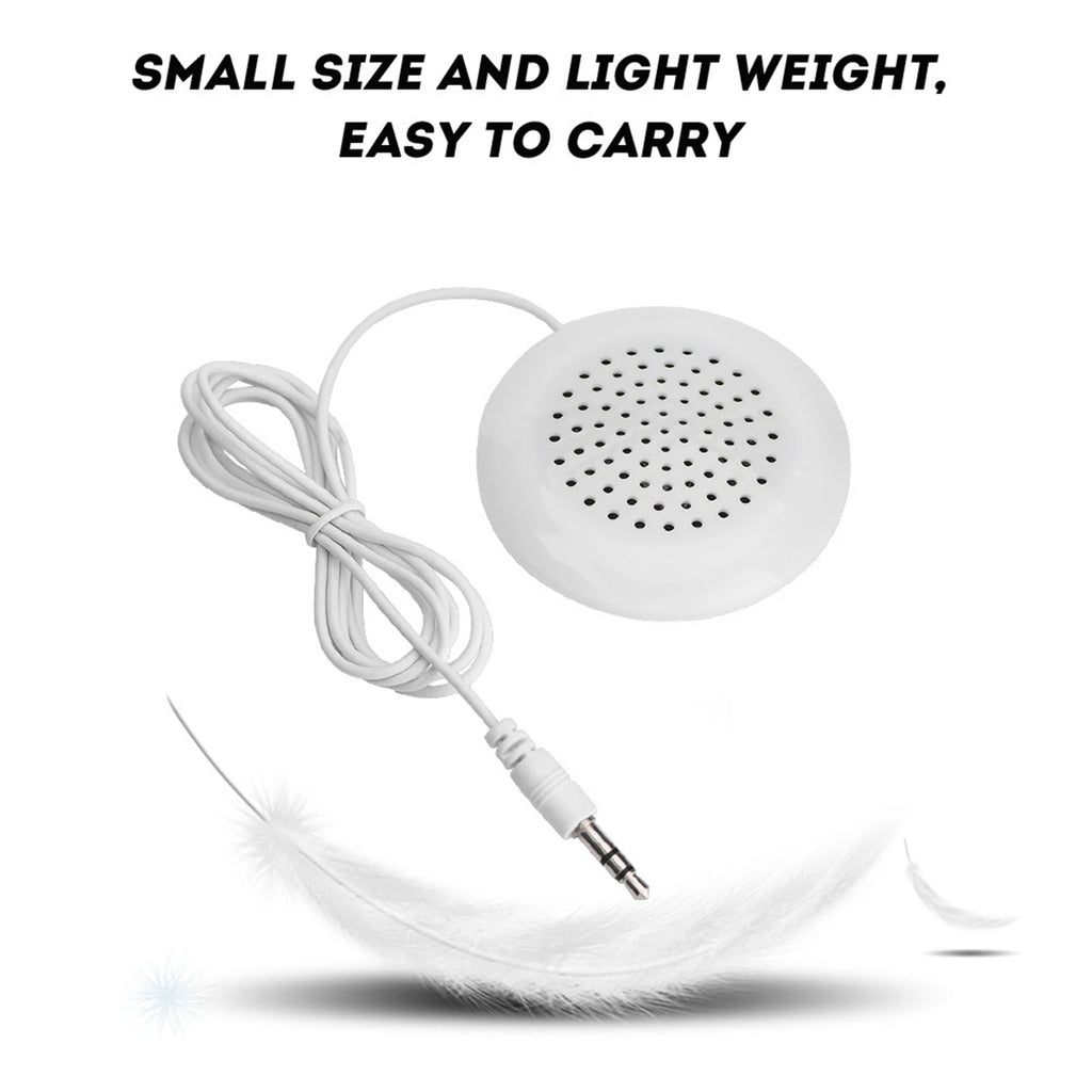 DIY Pillow Speaker 3.5mm Mini Stereo Portable Speaker for MP3, Phone, CD Players
