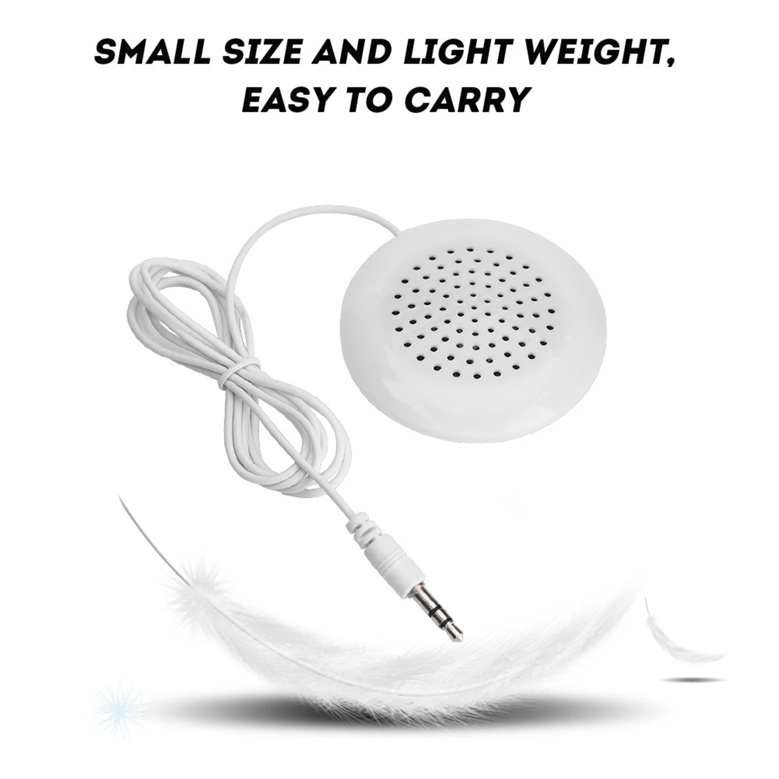 DIY Pillow Speaker 3.5mm Mini Stereo Portable Speaker for MP3, Phone, CD Players