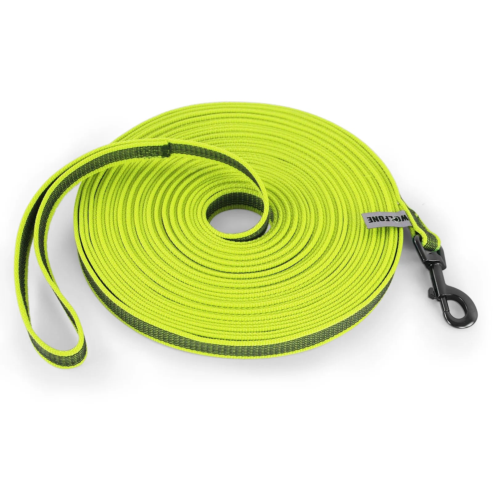 Dual-Color Dog Leash – Durable Fiber Training Lead, Multiple Lengths 1.5m/2m/3m/5m/10m/15m (4.9–49.2 ft)
