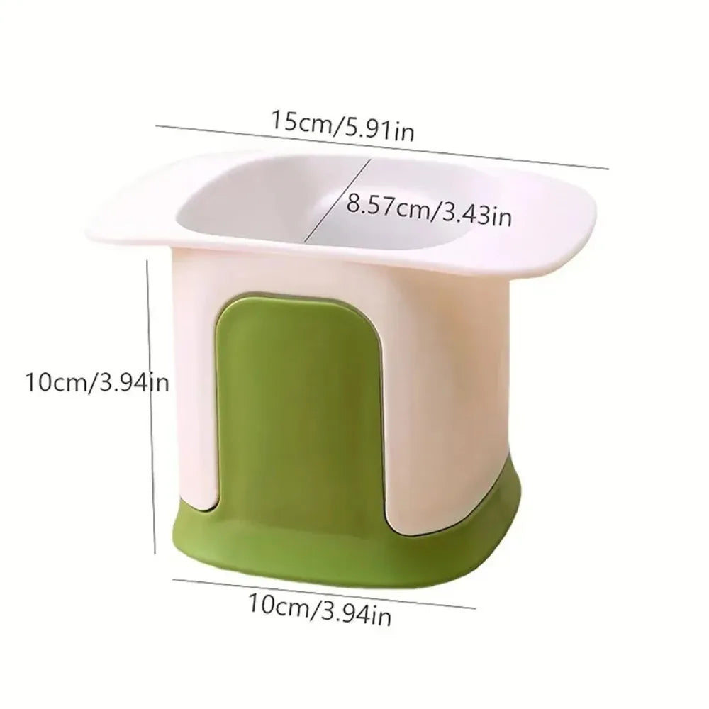 Multifunctional Vegetable Slicer and Dicer Manual Hand-Press Cutter with Stainless Steel Blades