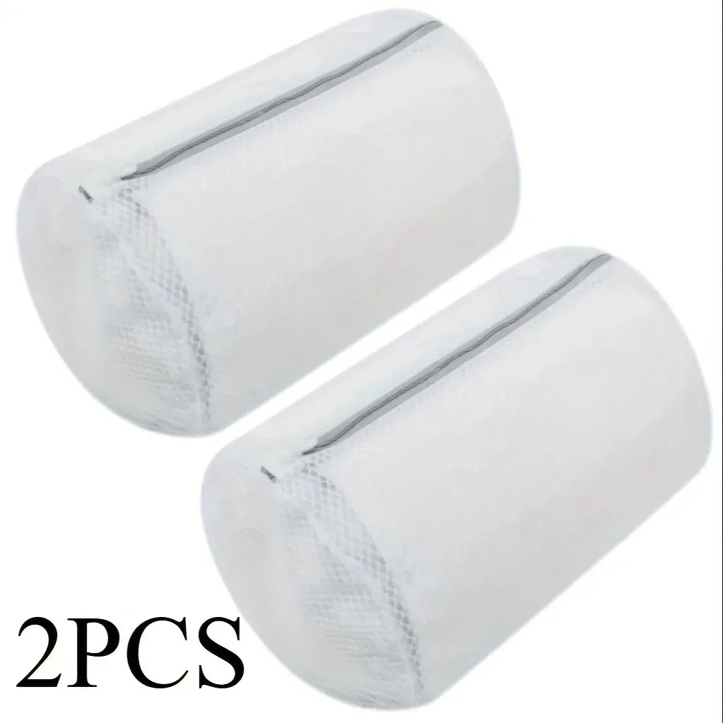 360° Mesh Shoe Washing Bag with Zipper — Reusable Protective Laundry Bag for Sneakers & Sports Shoes