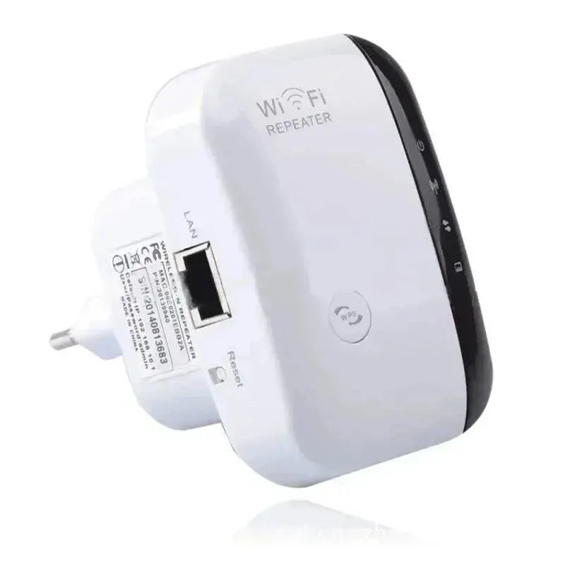 Mini WiFi Extender 300Mbps 2.4GHz Wireless Signal Booster - Compact Plug-In Range Repeater & Access Point