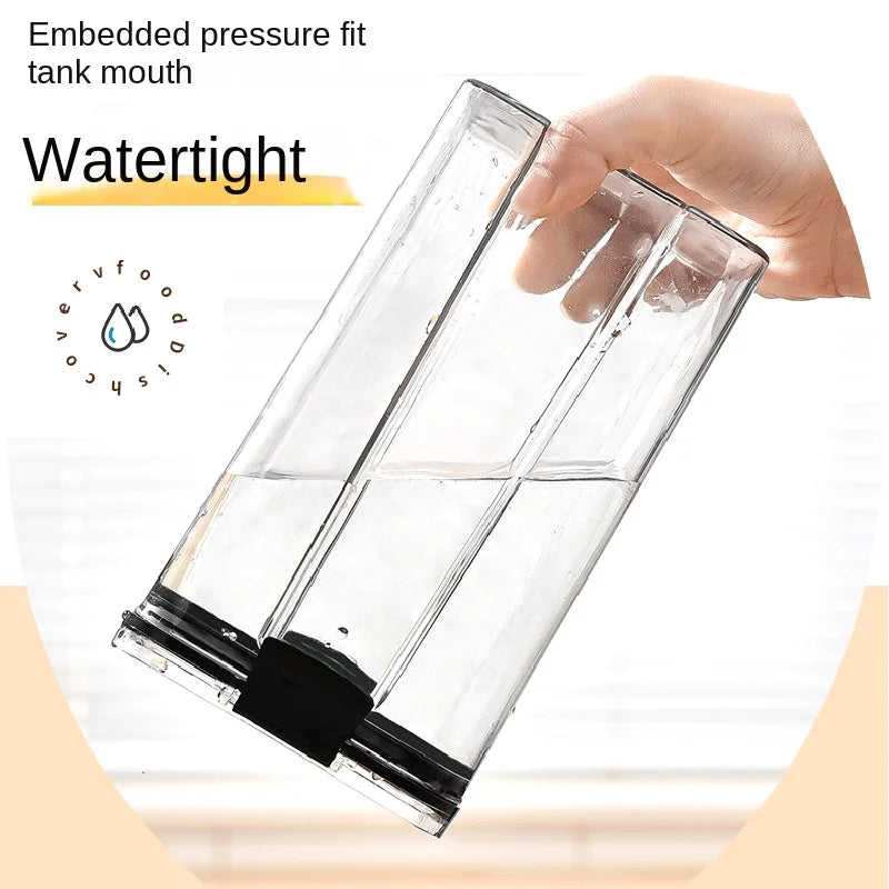 Airtight Plastic Pantry Storage Jars - Sealed Kitchen Canisters (460ml–1800ml / 15.6–60.8 fl oz)