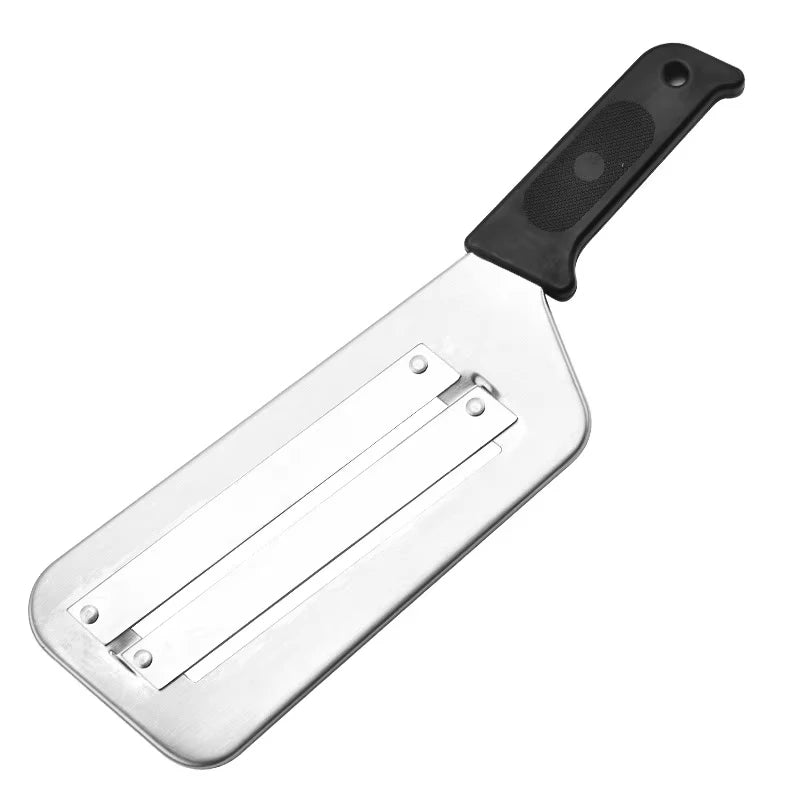 Stainless Steel Dual-Blade Handheld Vegetable Slicer Cabbage Shredder for Salad