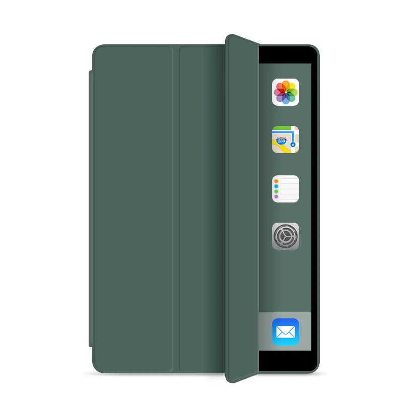Silicone Tablet Case with Auto Sleep/Wake – Soft TPU Honeycomb Back, Two-Angle Stand – Fits 9.7" (24.6 cm), 10.2" (25.9 cm), 10.9" (27.7 cm) & 11" (27.9 cm)