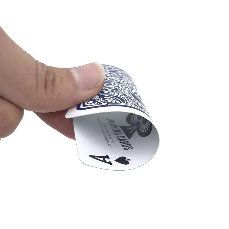 Waterproof PVC Playing Cards 5.8 x 8.8 cm (2.28 x 3.46 in) – Washable Plastic Deck for Bridge, Poker & Games