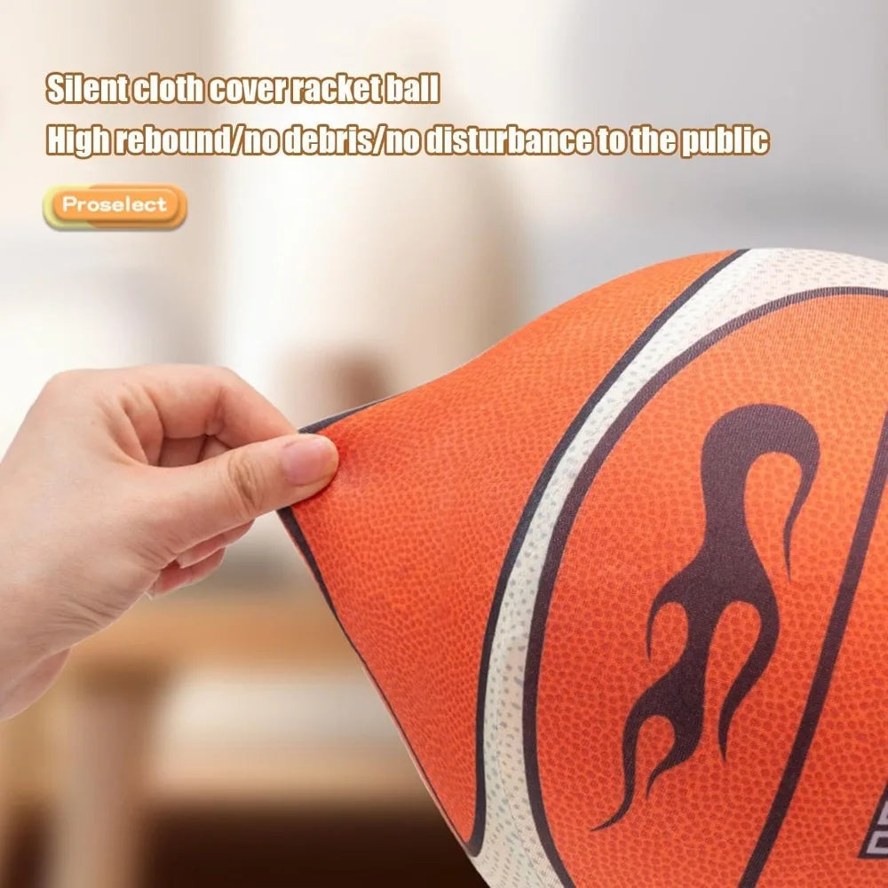 Silent Indoor Basketball - Low-Noise Sponge Training Ball, Size 7 (29.5 in / 75 cm)