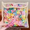 No-Pull Elastic Hair Bands for Baby Girls & Children – Soft Cotton-Polyester Hair Ties