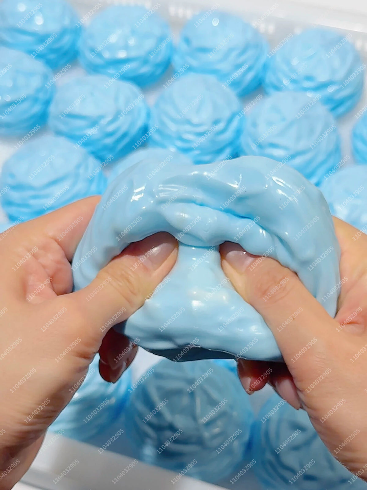 Crunchy Whipped Cream Squishy Stress Ball Moldable ASMR Fidget Toy for Adults