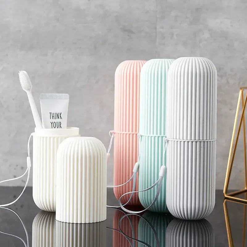 Travel Toothbrush & Toothpaste Case Portable Holder Storage Box 19.6 x 6 cm (7.7 x 2.4 in)