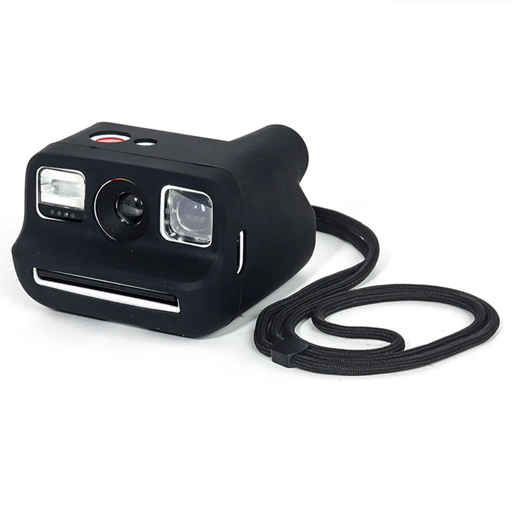 Silicone Case with Lanyard for Polarized Go Gen 1/2 Instant Camera - Slim, Dustproof, Anti-Scratch