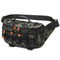 Tactical Waterproof Chest Waist Bag - Fishing & Outdoor Molle Crossbody Pack 30 x 11 x 20 cm (11.8 x 4.3 x 7.9 in)