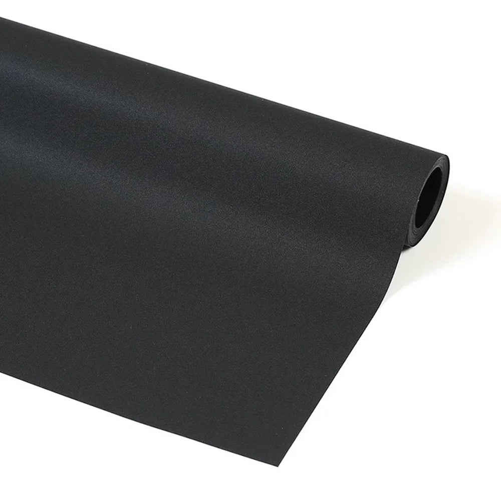 Fish Tank Background Sticker — Black Static Cling Adhesive Film, 30/40/50 cm (11.8/15.7/19.7 in)