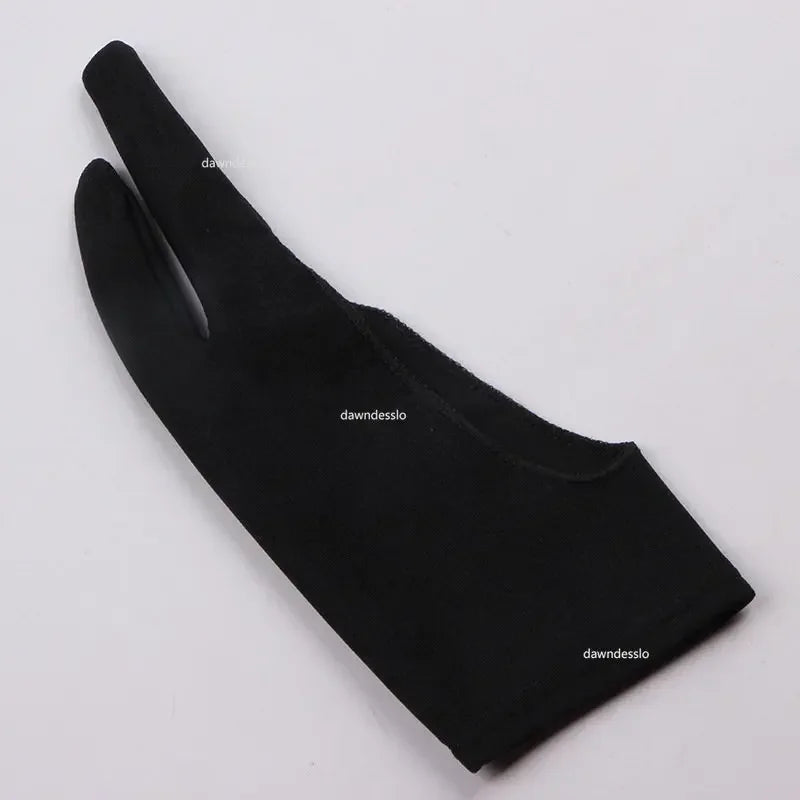 Two-Finger Anti-Touch Drawing Gloves for Tablets – Anti-Fouling Artist Screen Touch Gloves