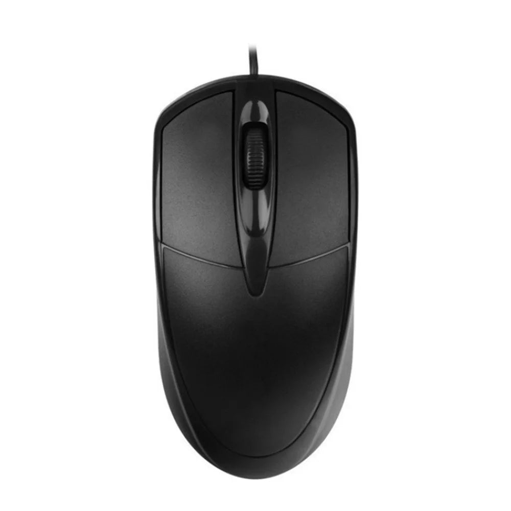 Wired USB Optical Gaming Mouse 1000 DPI - Ergonomic Plug-and-Play for PC & Laptop