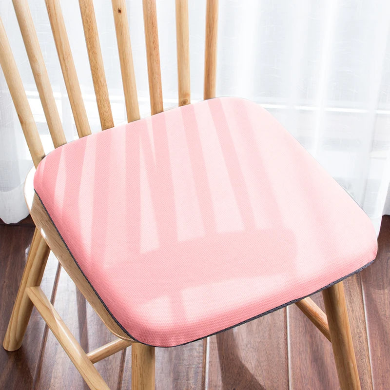 Ergonomic Memory Foam Seat Cushion for Office & Student Use - Hemorrhoid Relief and Lumbar Support