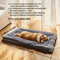 Plush Dog Bed Sofa - Thickened Super Soft Polyester Pet Mat for Small, Medium & Large Dogs