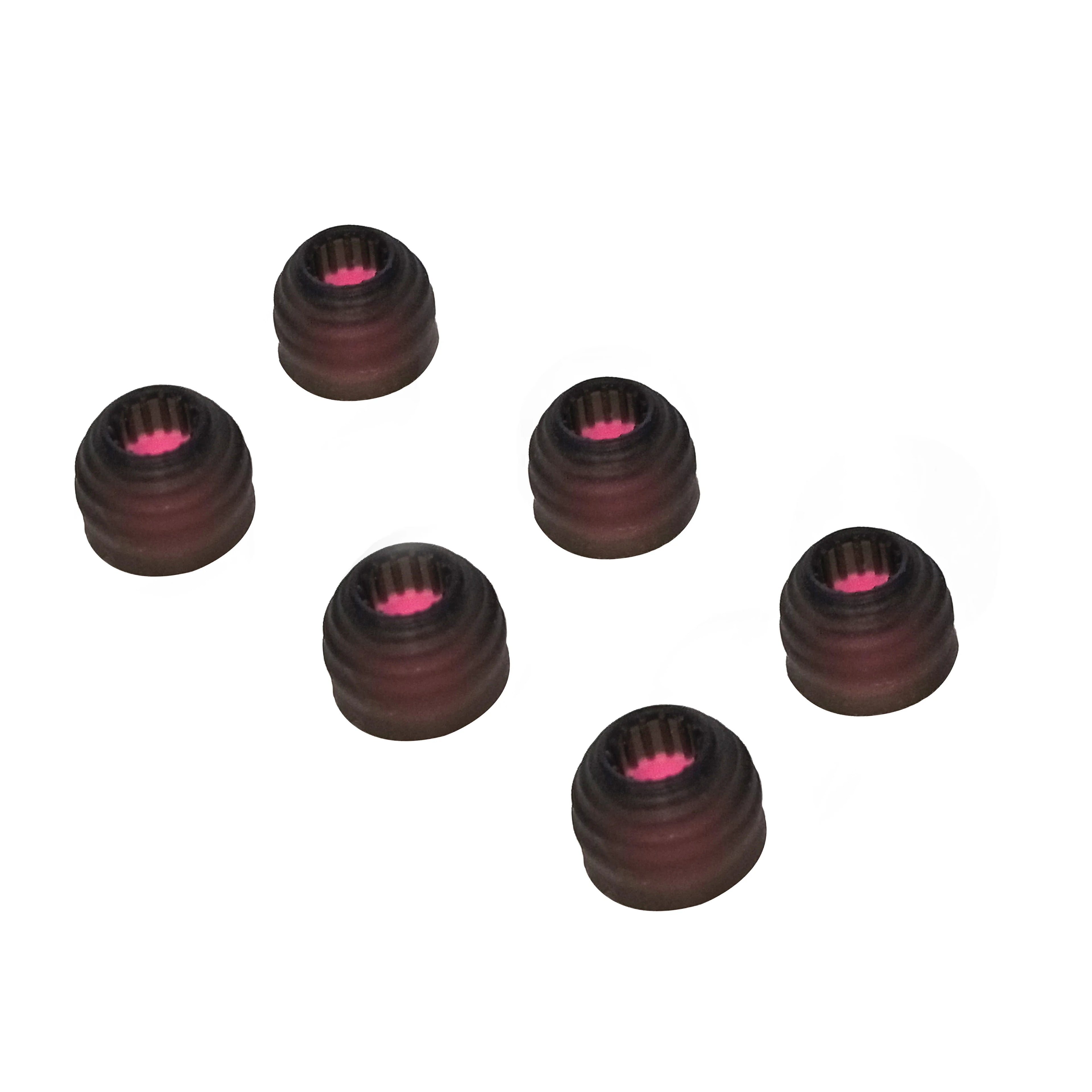 Sonic Silicone Earbud Tips - Corrugated Medical-Grade Ear Tips 3-Pair (S/M/L)
