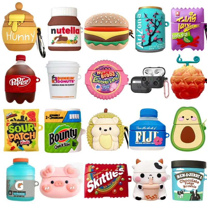 Silicone AirPods Case – Protective Earphone Cover Compatible with AirPods 1/2/3/4 & AirPods Pro/Pro 2/Pro 3