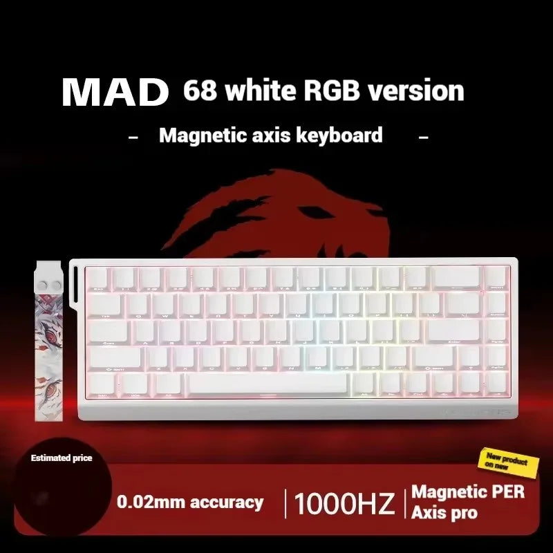 Mechanical Gaming Keyboard — Hot-Swap Magnetic Switch, 60% / 68% Compact Wired RGB with 8K Rapid Trigger