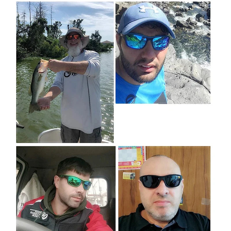 Polarized UV400 Sunglasses for Men & Women — Classic Fishing, Driving & Outdoor Hiking Shades