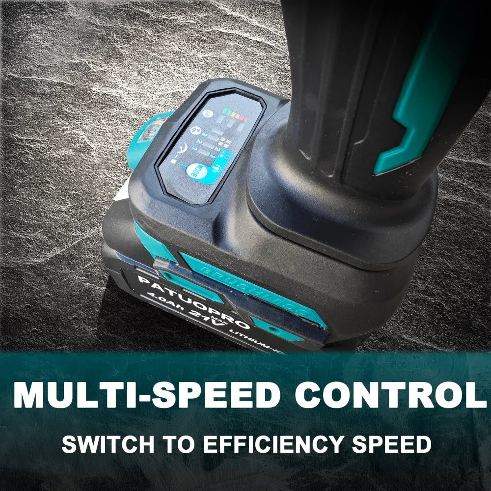 Brushless Cordless Impact Wrench 1/2-inch Drive - 2000 N·m Max Torque, 3600 RPM | Compatible with 18V B-Series Batteries (Battery Not Included)