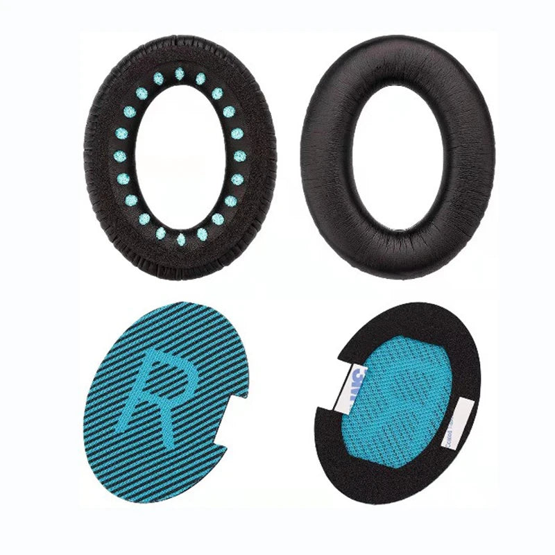 Replacement Ear Pads for Over-Ear Headphones - PU Leather Memory Foam Ear Cushions, 1 Pair