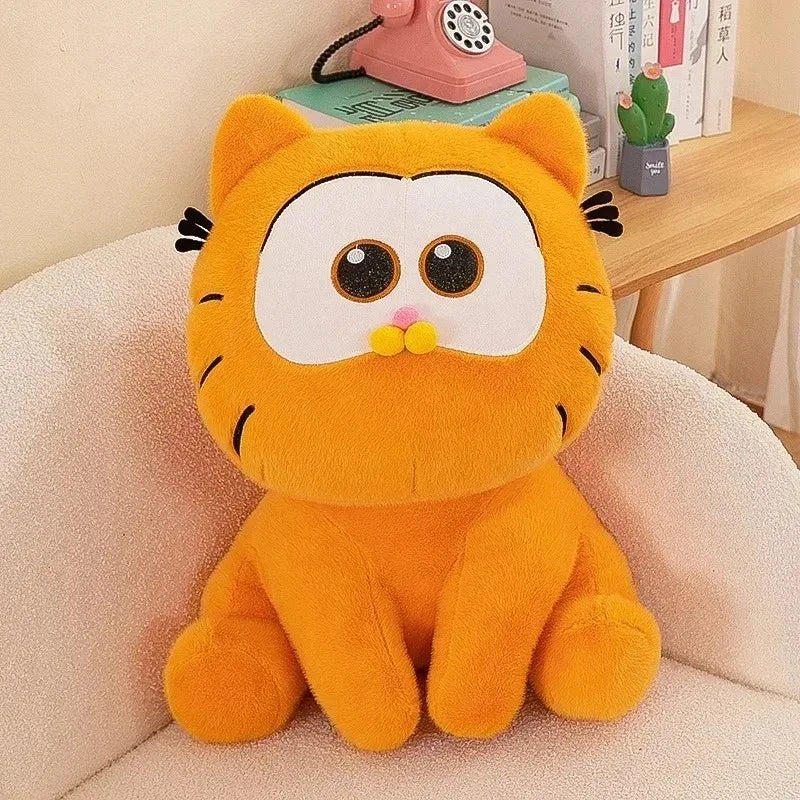25cm (9.8in) Kawaii Cartoon Cat Plush Toy - Stuffed Anime Plushie Decorative Gift
