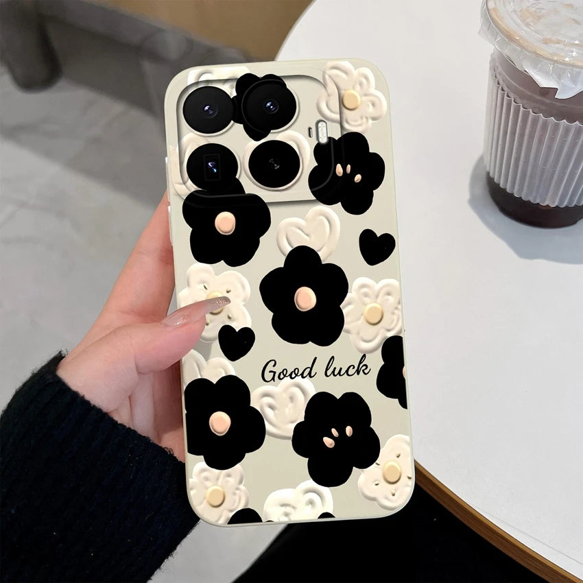 Liquid Silicone Phone Case for Xiaomi 17T / 17T Pro — Vibrant Fruit Print Soft Shell, Anti-Fingerprint Shockproof Bumper
